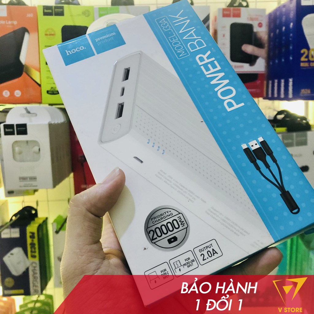 PIN SẠC DỰ PHÒNG HOCO 20000MAH J33A [HOCO ĐÀ NẴNG]