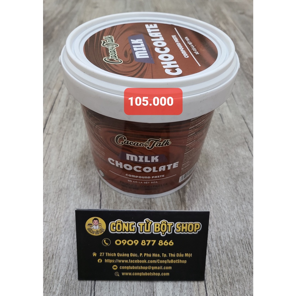 Sô Cô La Sệt Sữa-Đen-Trắng Cacao Talk 1kg
