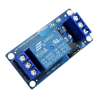 Module  1 relay 5Vdc có optocoupler 2 mức kích high/low HTC