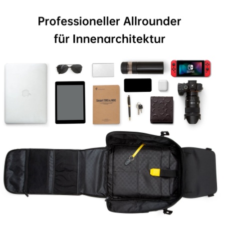 Divoom balo Pixoo Backpack-M, có hiển thị màn hình LED, ngăn chứa Laptop 15inch túi balo nam cặp