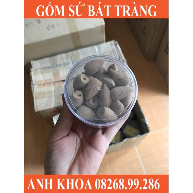 (Rẻ nhất) Nụ Trầm hương khói ngược thảo dược - Gốm sứ Bát Tràng Anh Khoa