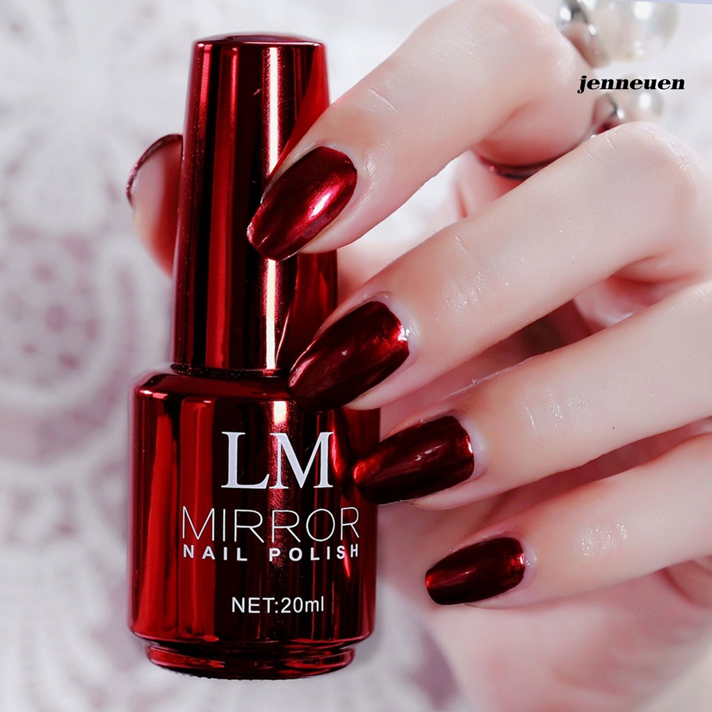 [Hàng mới về] Sơn móng tay LM tạo hiệu ứng gương ánh kim khô nhanh lâu trôi 20ml