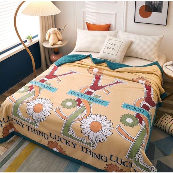 Chăn hè cotton đũi cao cấp nhập khẩu siêu hot,free ship-Mã CĐZ006