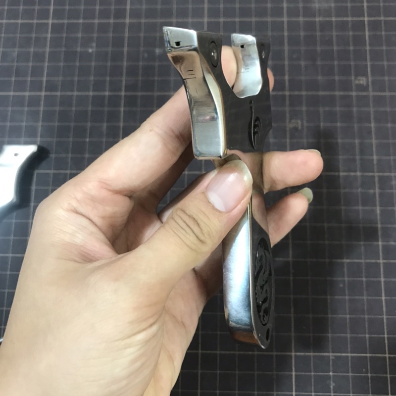 Ná cao su Gà lượn đầu inox đánh bóng + 2 dây và 100v bi