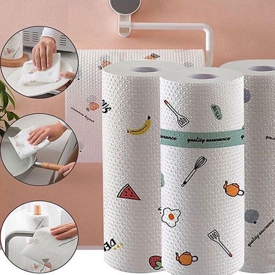 Cuộn Khăn Giấy Lau Bếp Đa Năng 20cm