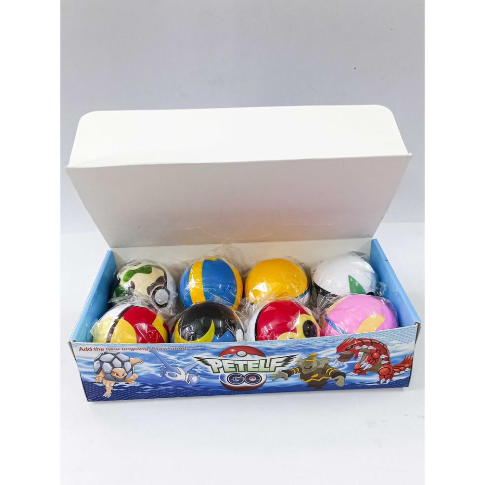 Set 16 bóng pokemon 5.5cm chứa mô hình và quà tặng