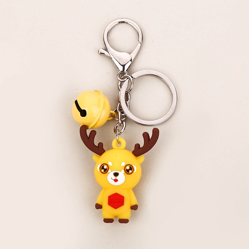 Móc Khóa Hình Ông Già Noel 3d Dễ Thương