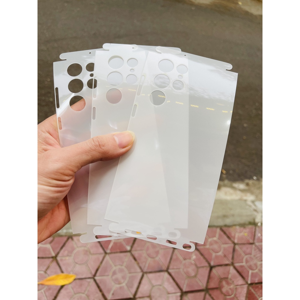 Dán PPF full lưng + viền cho SamSung S22 Ultra / S22+ / S22 / S21/ S21+ / S21 Ultra / S20+ / S20 Ultra