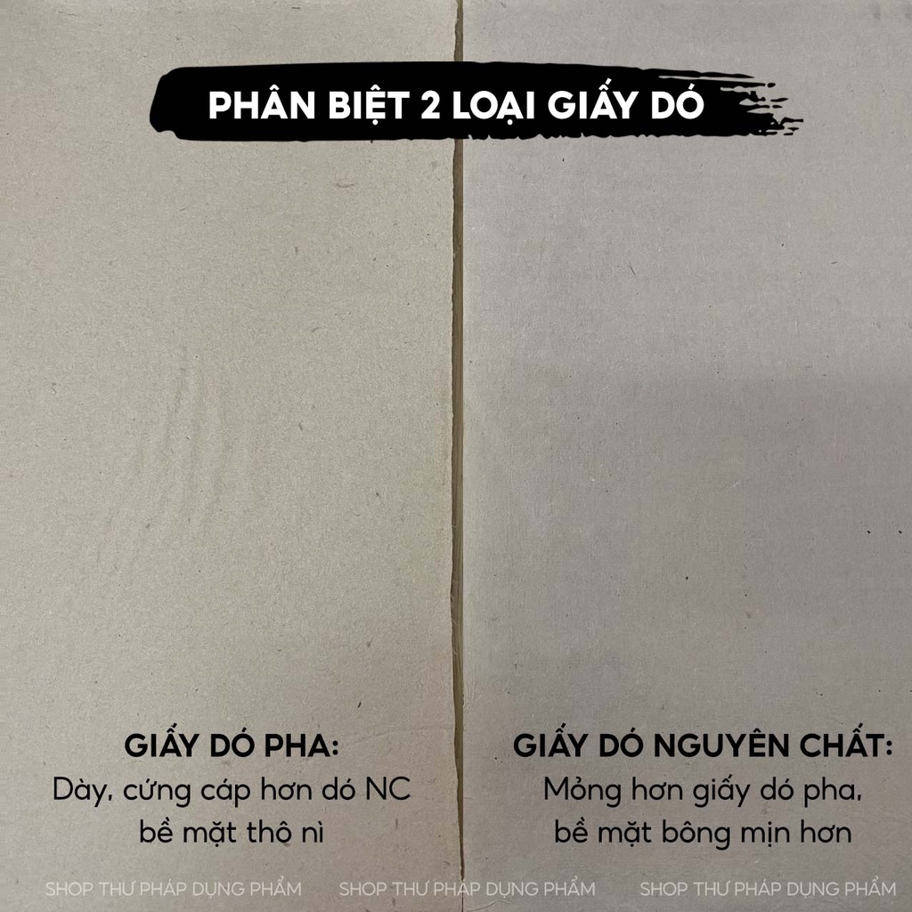 Giấy dó truyền thống sản xuất thủ công nhiều kích cỡ