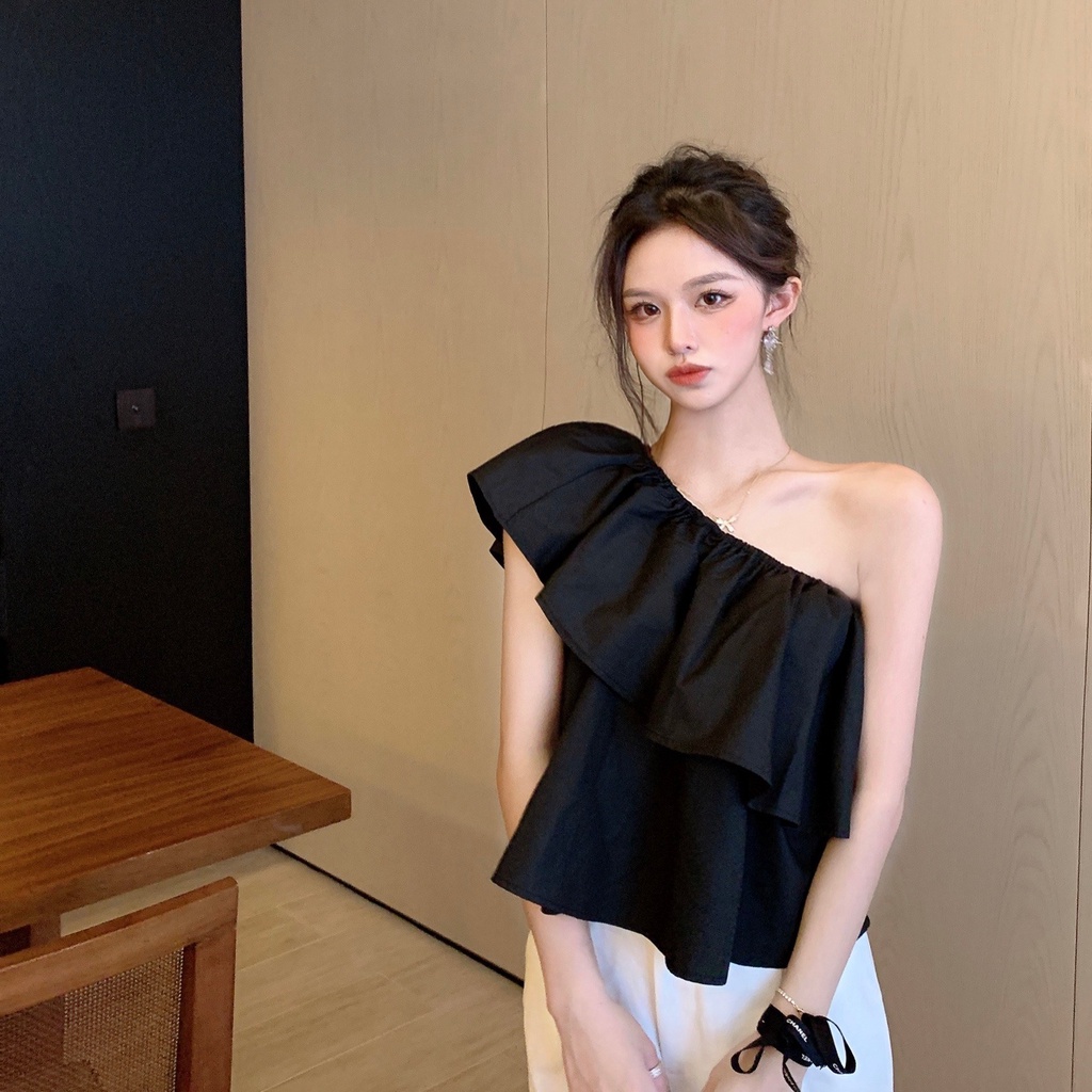Áo kiểu YEYA không tay hở vai thời trang quyến rũ cho nữ