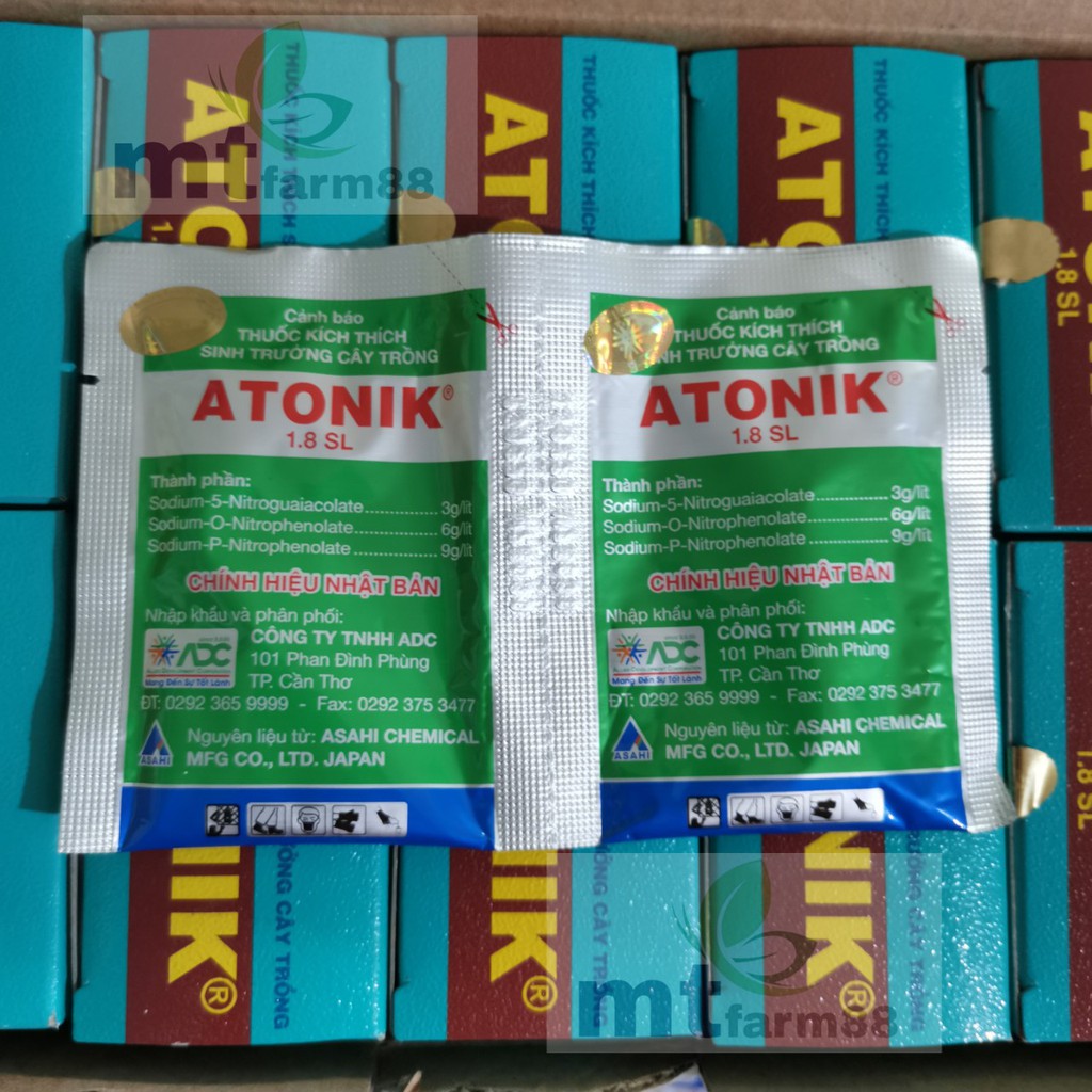 ATONIK 1.8 SL - 10ml - Chính Hãng ADC - PHÂN BÓN LÁ KÍCH THÍCH SINH TRƯỞNG CÂY TRỒNG - Kích Rễ Mạnh - Kích Mầm - ADC