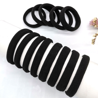 1 Dây Cột Tóc Co Dãn Màu Đen