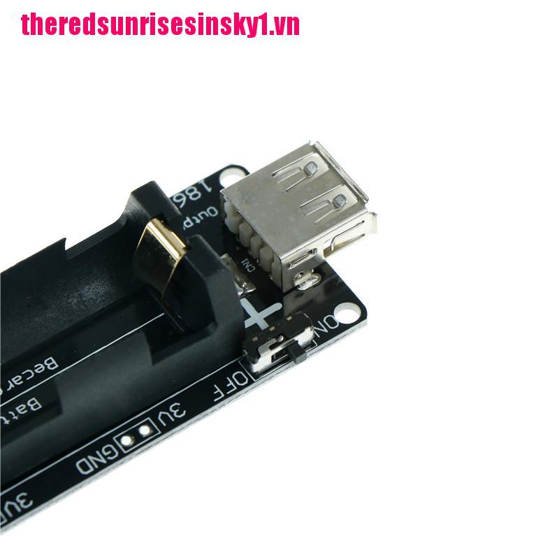 (3C) Tấm Pin Micro Usb Wemos Esp32 18650 V3 Esp-32 Led Cho Arduino Raspberry