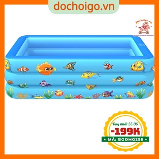 Bể Bơi Phao Bơi kích thước đầy đủ có đế  chống trượt 1m2 1m3  1m5 1m8 2m1 , 2 Tầng, 3 Tầng dochoigo.vn