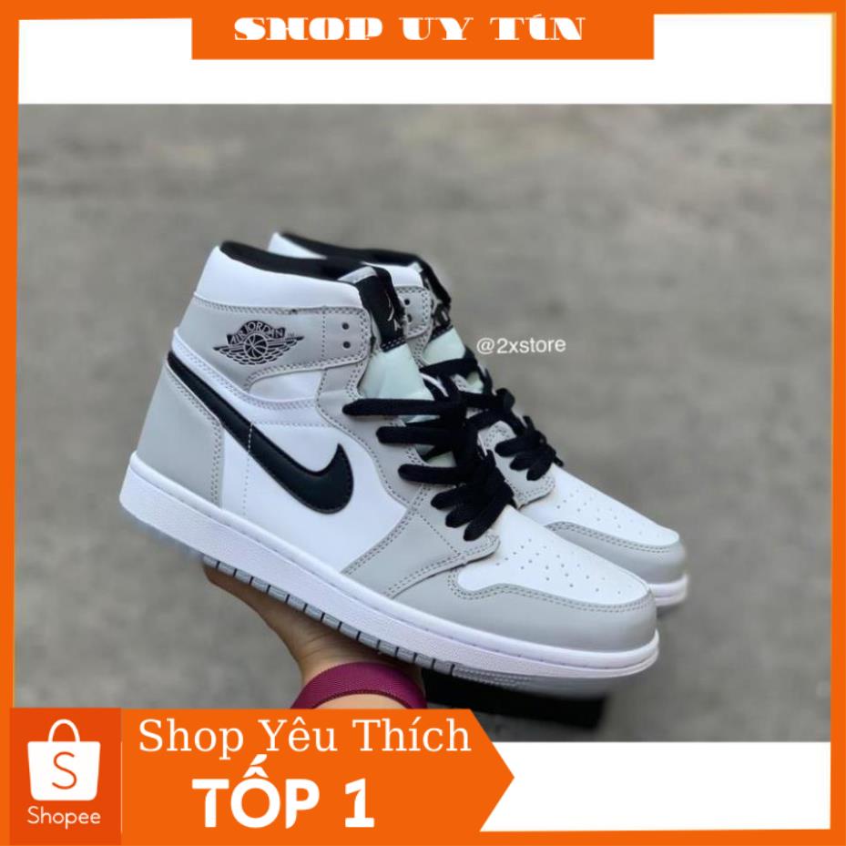 16[FREESHIP- BẢO HÀNH 12 THÁNG] GIÀY THỂ THAO NAM NỮ 𝗷𝗼𝗿𝗱𝗮𝗻 1 XÁM CAO CỔ HOT TREND