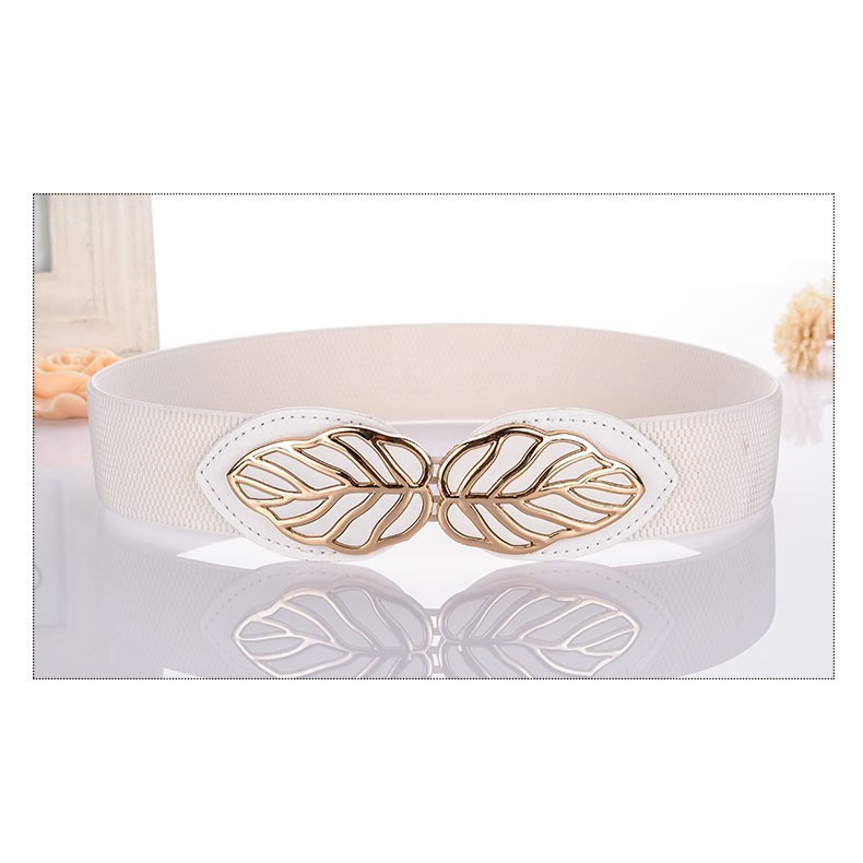 Đai váy belt lá vàng mới B24