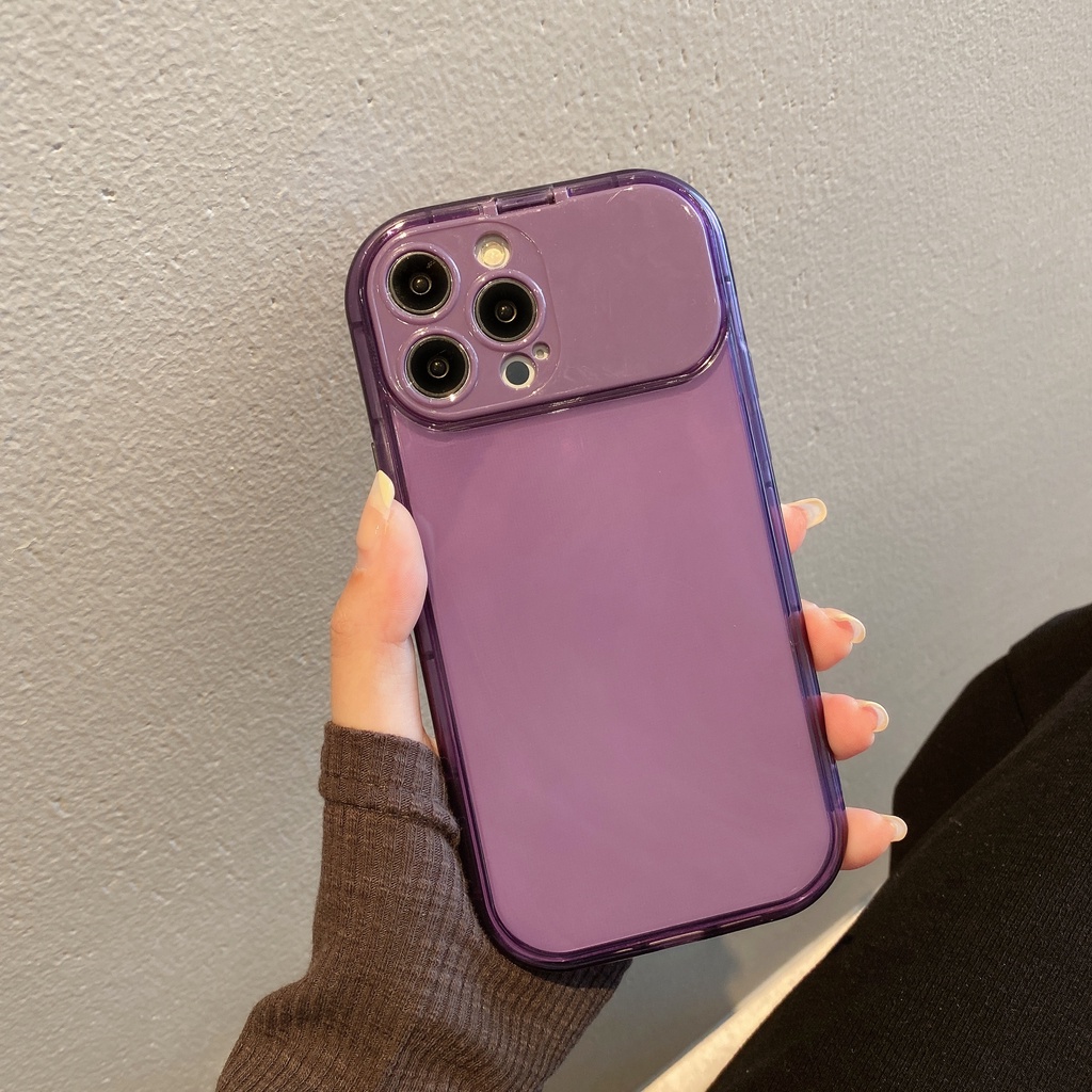 Ốp Điện Thoại Chống Sốc Tráng Gương Đơn Giản Thời Trang Cho iPhone 14 / 13 / 12 / 11 / XS / 8P / 7