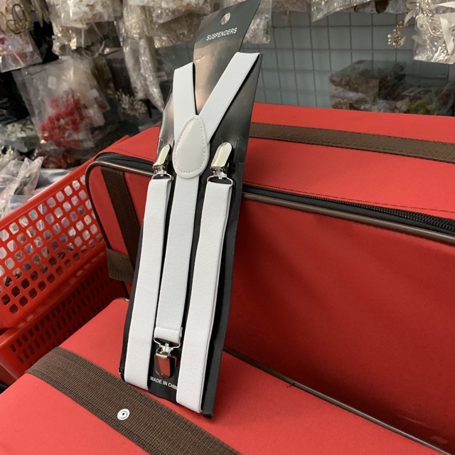 Dây đai quần nam chữ y trắng kích cỡ 2.5cm Giangpkc