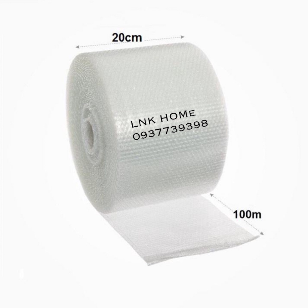 Cuộn Bóng Khí - xốp nổ - Gói hàng - Bọc hàng - Kích Thước 20cm x 100m