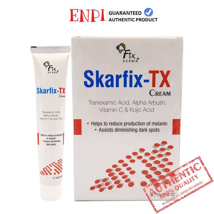  Kem Sáng Da Mờ Thâm Nám Fixderma Skarfix-TX 15g