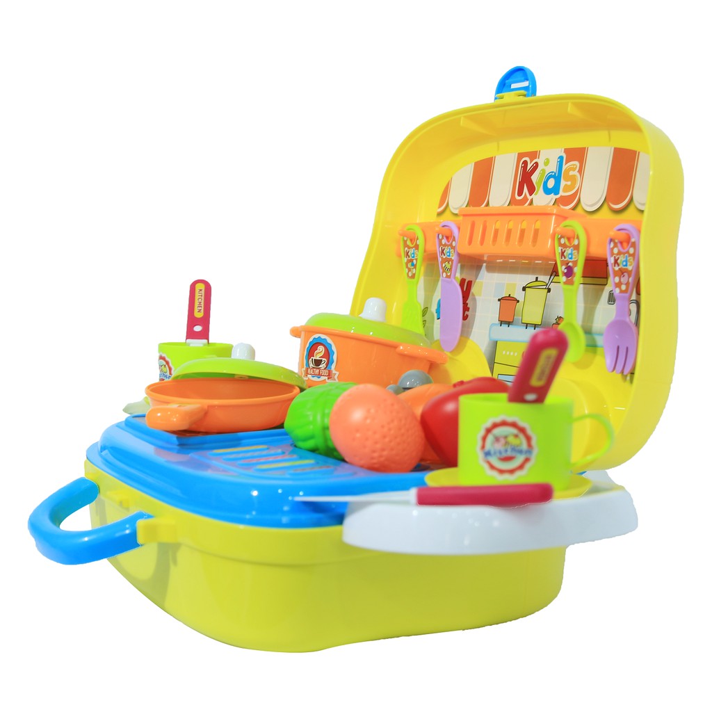 Đồ chơi nấu ăn cho bé - bộ nhà bếp hình ô tô Toys House 008-919