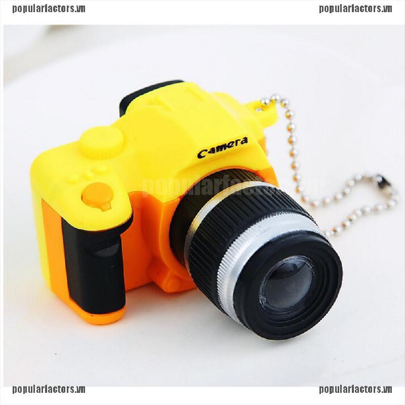 Móc Khóa Hình Máy Ảnh Có Đèn flash
