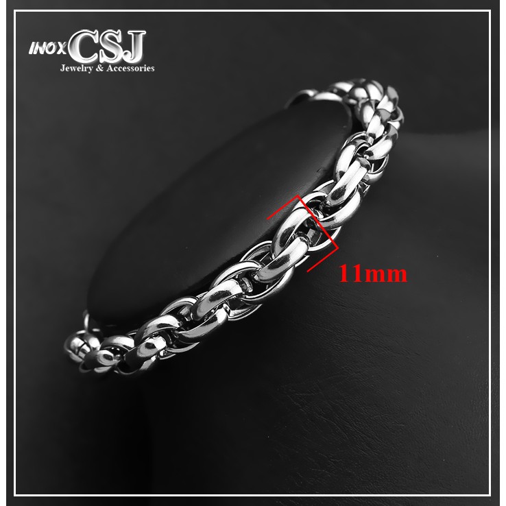 LẮC TAY NAM INOX KHOEN LỒNG TO đẹp mà chất