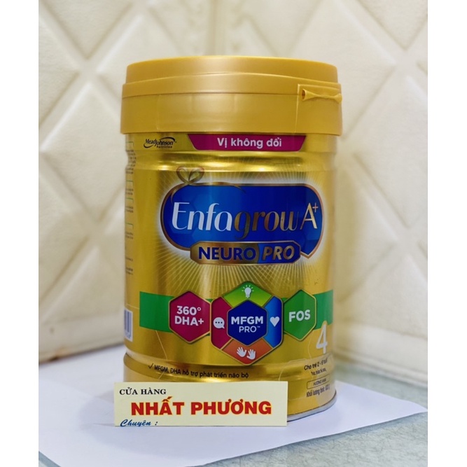 SỮA BỘT ENFAGROW A+ NEUROPRO 4 VỊ NHẠT VỚI DƯỠNG CHẤT DHA VÀ MFGM (800g)