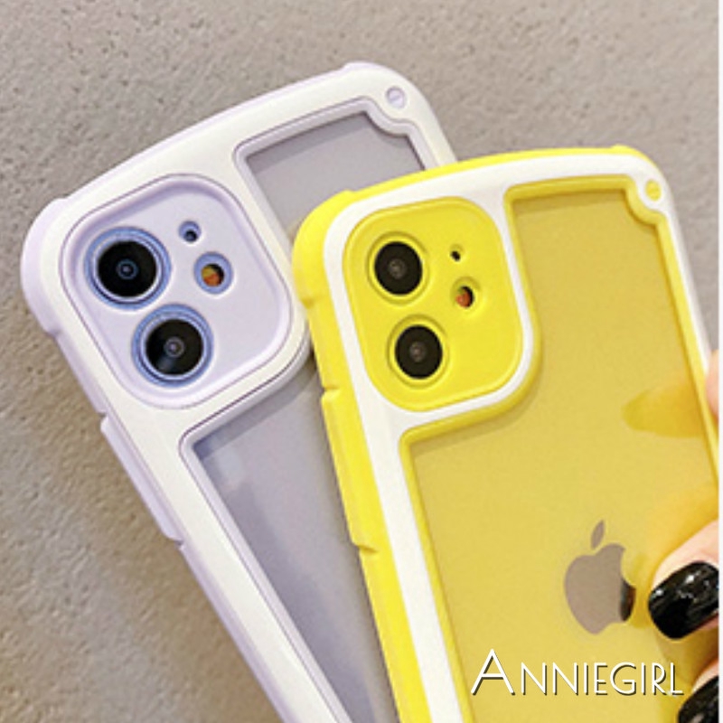 Ốp lưng từ TPU mềm bảo vệ camera màu kẹo đơn giản cho IPhone 12 11 Pro Max X Xs Max XR 8 7 Plus SE 2020 | BigBuy360 - bigbuy360.vn