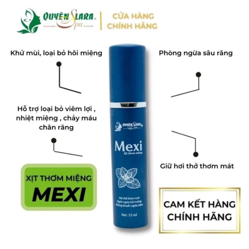 [Chính hãng] Xịt thơm miệng MEXI ,ngừa mùi, loại bỏ mùi hôi