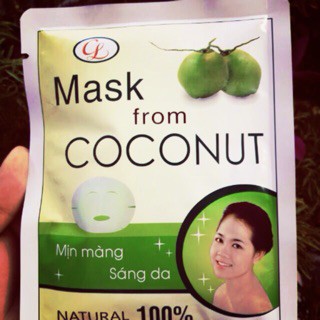 combo 200 gói mặt nạ dừa 2in1