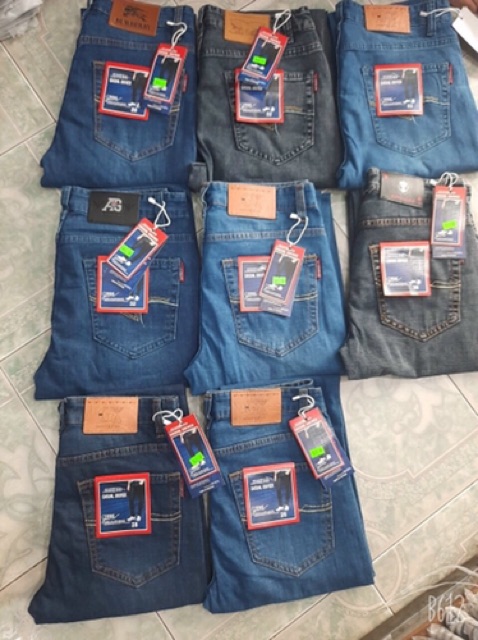 Quần jeans nam trung niên size 28-36 mẫu GL