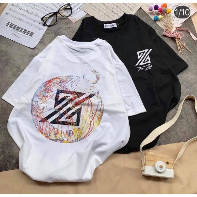 [ RẺ VÔ ĐỊCH] Áo Thun Tay Lỡ Phom Unisex Logo In 5D Siêu Nét(hình chụp thật 100%)