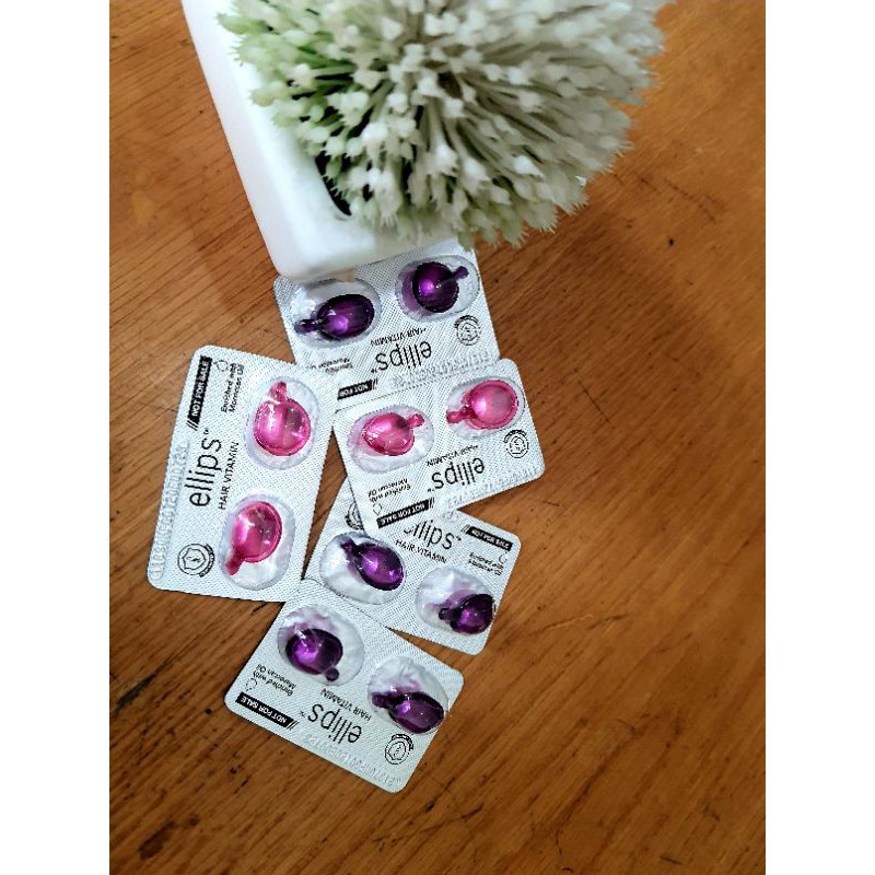 Serum Dầu Cá Ellips Dưỡng Tóc (1 Vỉ 6 viên & Hộp 2 Vĩ x 6 Viên) | BigBuy360 - bigbuy360.vn