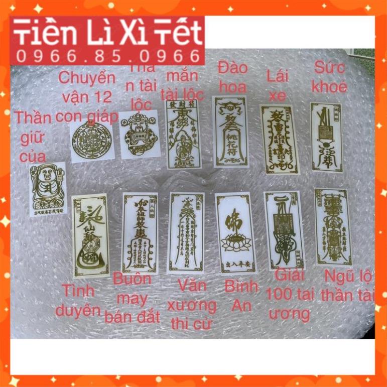 Linh phù dán mặt lưng điện thoại iphone và android