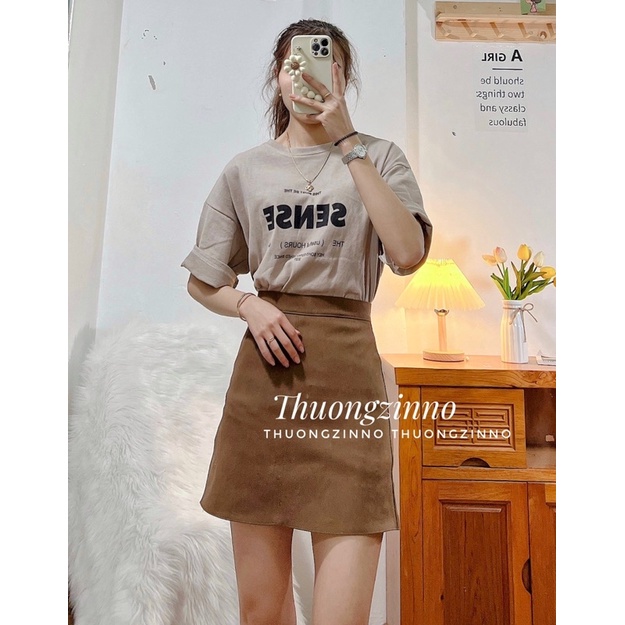 [Ảnh thật/Video]ÁO PHÔNG IN HÌNH SENSE LẠ MẮT ÁO THUN TRƠN FORM RỘNG