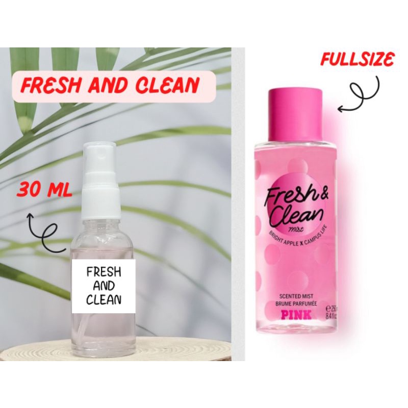 (30ML)XỊT THƠM FRESH AND CLEAN VICTORIA'S SECRET