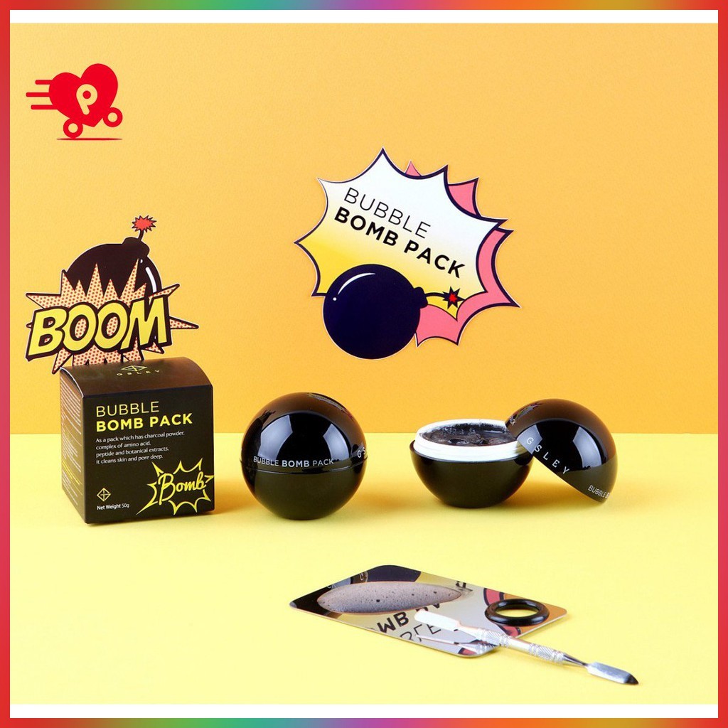 Mặt nạ sủi bọt se khít lỗ chân lông Gsley Bubble Bomb Pack Hàn Quốc PICKO