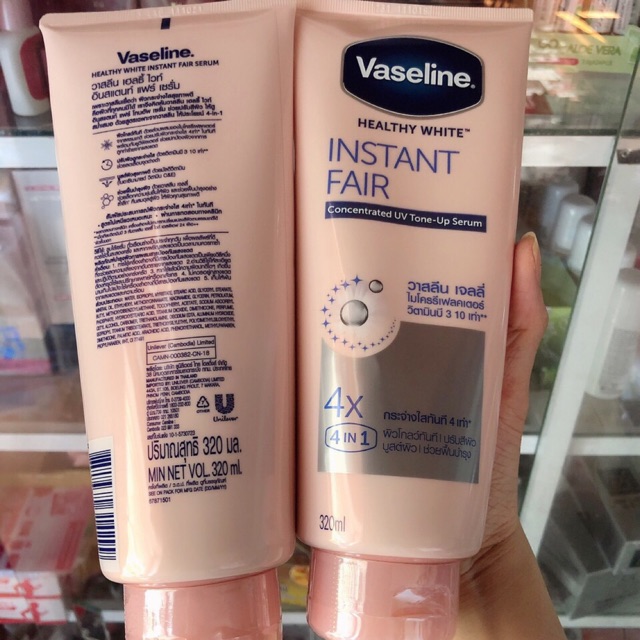 Sữa dưỡng thể Vaseline 4x Thái Lan 320ml