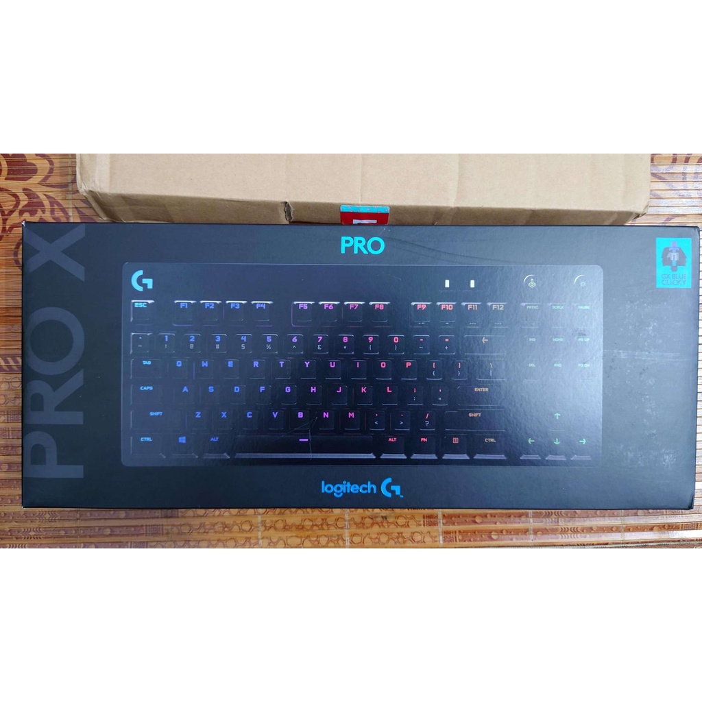 Bàn phím cơ Logitech G Pro X RGB Lightsync - Hotswap Blue Switch Gaming Keyboard