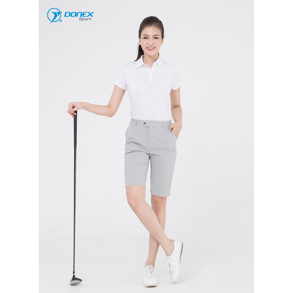 Áo thể thao nữ golf có cổ DONEXPRO Form Classic, Tôn Dáng, Chất Vải Cao Cấp Cực Mát, Bền Màu, Thoáng Hơi AC-3616