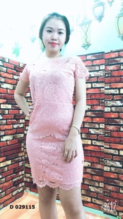 ĐẦM BODY CỔ TRÒN ( có quay clip thật )