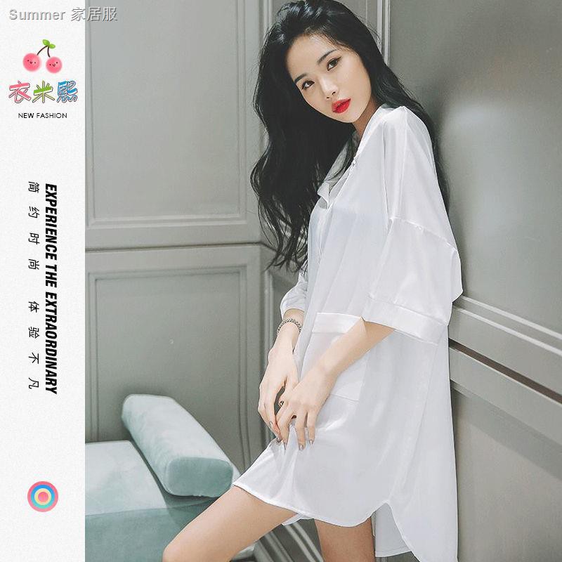 Đầm ngủ vải lụa lạnh mỏng thời trang nữ quyến rũ 2021 | BigBuy360 - bigbuy360.vn