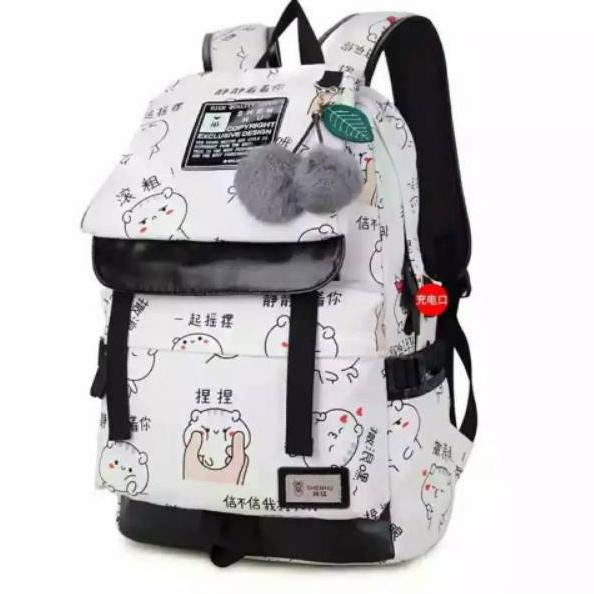 (Hàng Sản Phẩm Mjtwr) Ba Lô Đi Học In Hình BTS Twice EXO Monsta X Want One Kpop Got7 Sac Dos Cho Nữ AC9