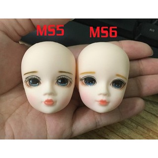 Đầu búp bê Chika đã trang điểm