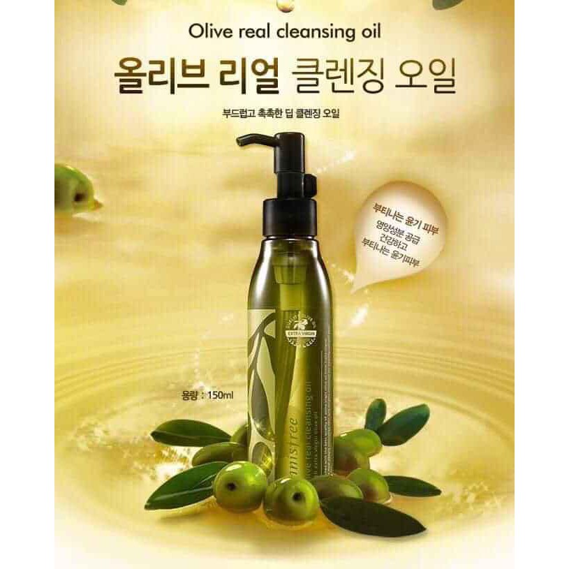Dầu Tẩy Trang Innisfree Olive Real Cleansing Oil 150ml