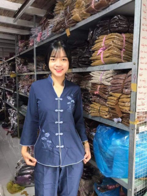 Đồ lam đi chùa mẫu Cổ Tàu