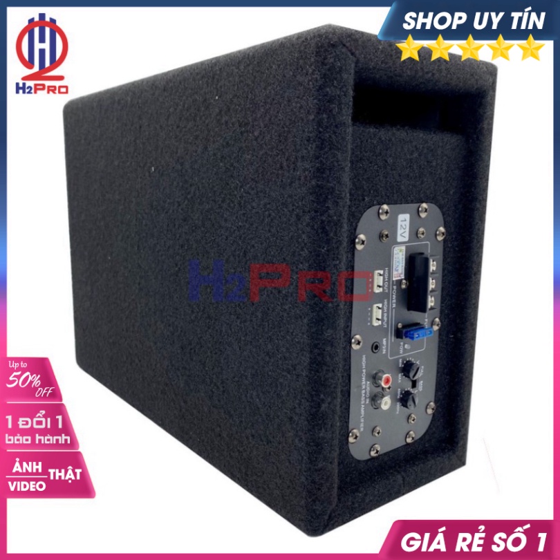 Loa Sub Ô Tô Syzx YD-1508 Bass 20 200W-4 Ôm, 2 Chế Độ Lời-Trầm, Sub Oto Siêu Trầm 12V Hoặc 24V, Bộ Quà 200K-H2Pro Audio