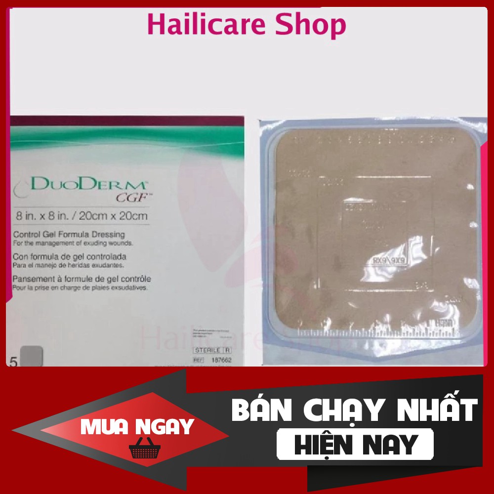 Miếng dán chống loét hút ẩm ConvaTec DuoDerm CGF (10 x 10cm) – loại dày