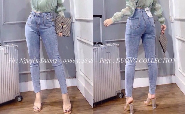 Quần bò ôm túi ốp QJ2056 | BigBuy360 - bigbuy360.vn